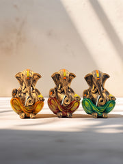 Agni Varn Ganpati - Premium Religious Idol